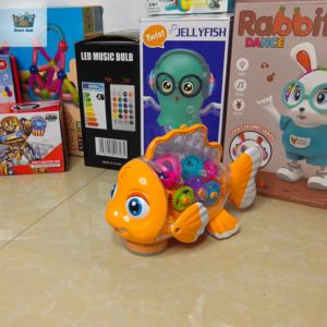 Transparent Gear Fish Toy for Kids.